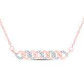 1/6CTW-DIA CN 4.90MM GIFT CUBAN NECKLACE (18 INCH)